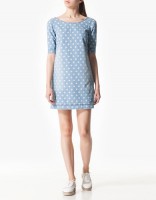 Vestidos denim topos